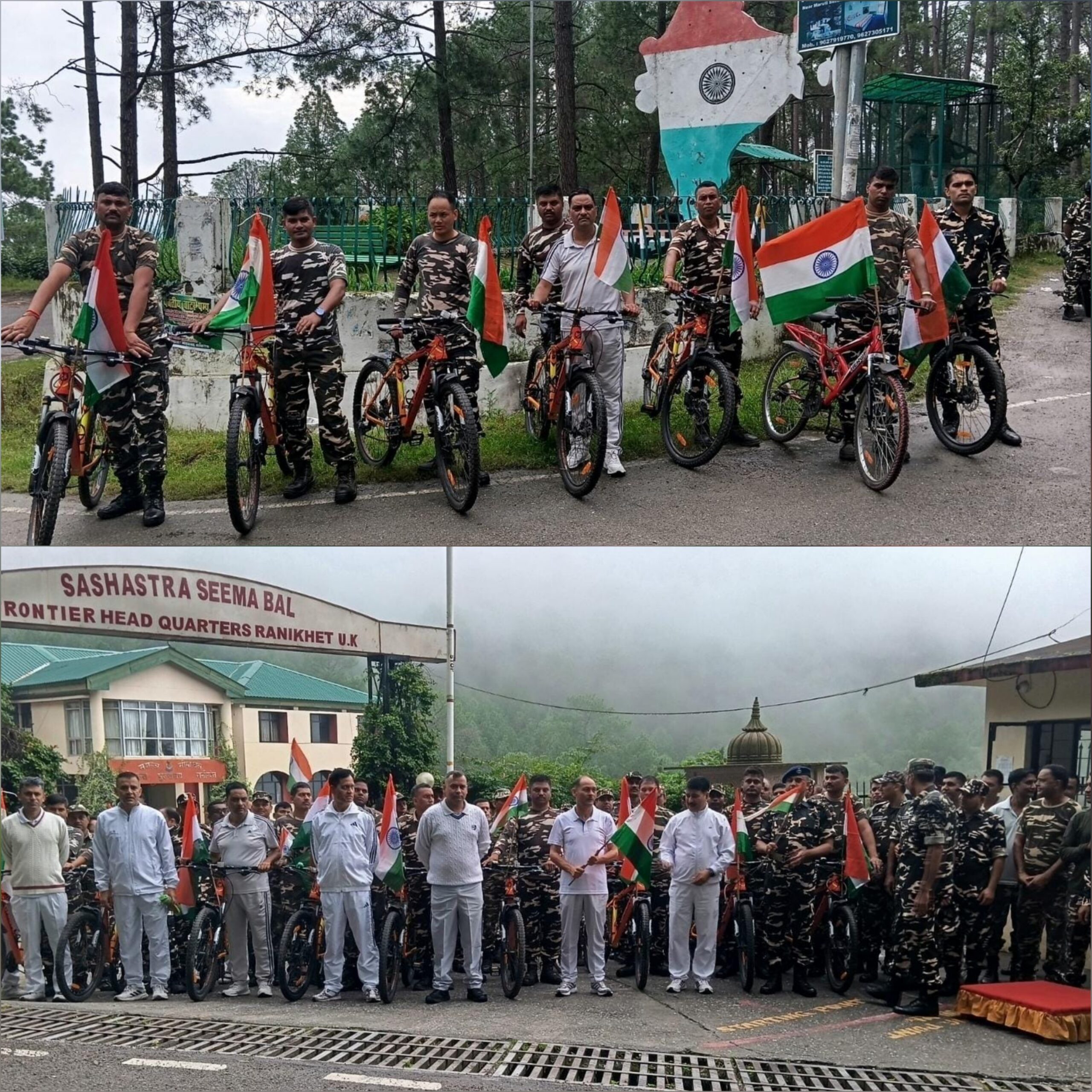 मेजर ध्यानचंद के जन्म दिवस ” के अवसर पर सीमांत मुख्यालय रानीखेत में राष्ट्रीय खेल दिवस का आयोजन