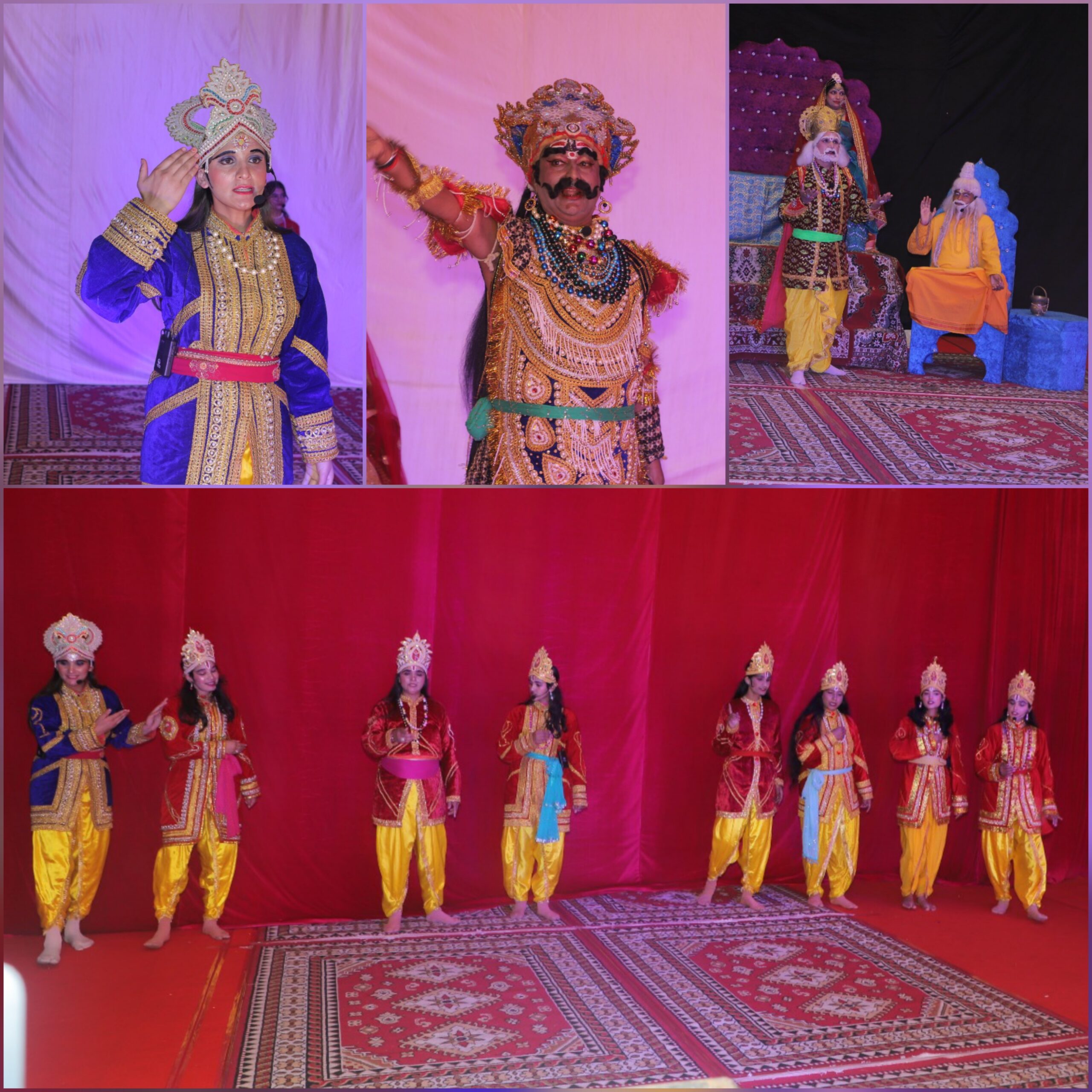 भुवनेश्वर महादेव मंदिर एवं रामलीला समिति कर्नाटक खोला में रामलीला का शुभारंभ