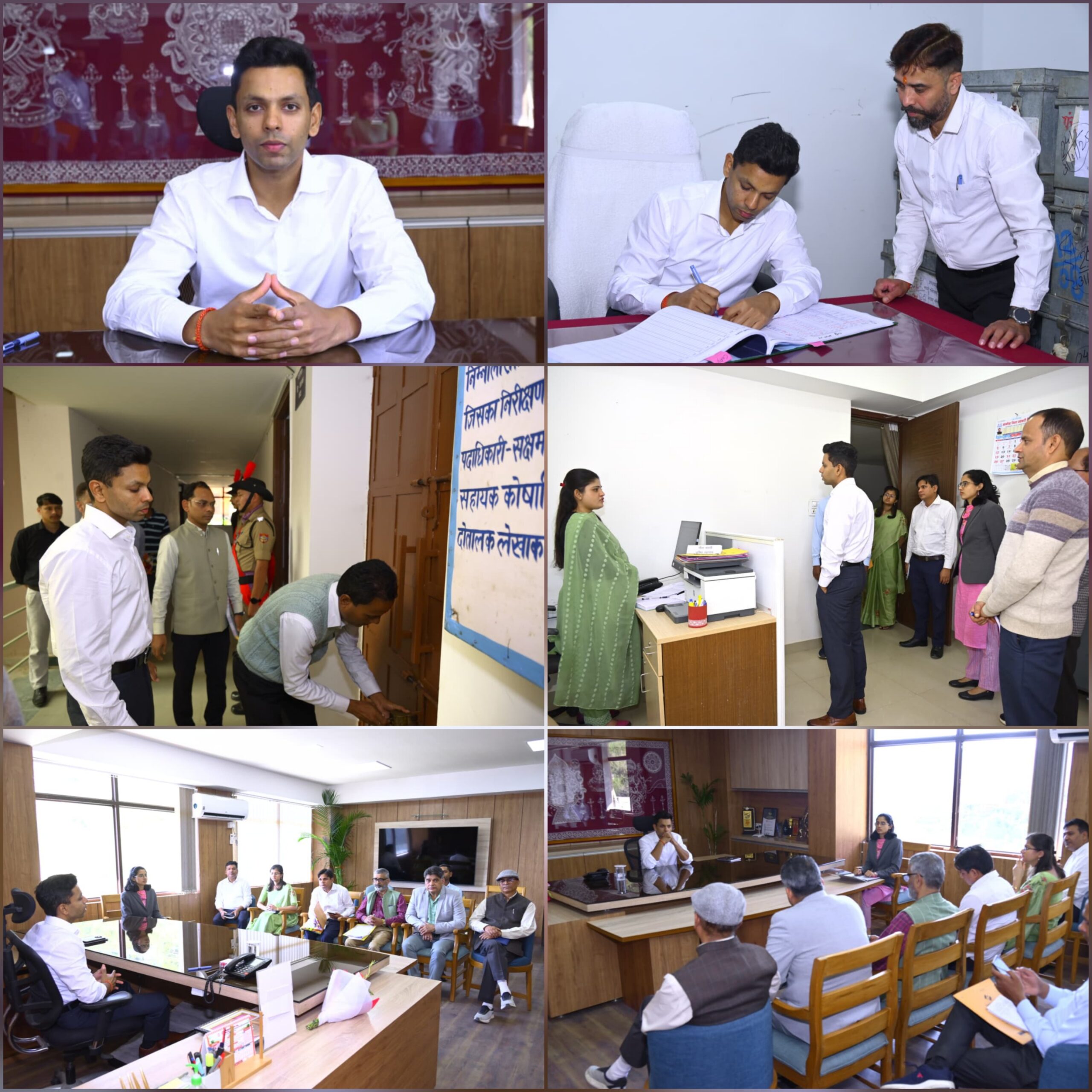 अल्मोड़ा : नव नियुक्त जिलाधिकारी अंशुल सिंह ने कलैक्ट्रेट पंहुचकर ग्रहण किया कार्यभार