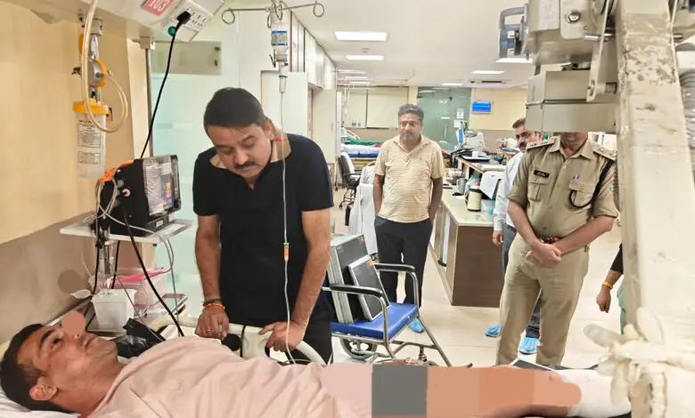 वाहन चेकिंग कर रहे पुलिस कर्मियों को थार चालक ने मारी टक्कर, तीन पुलिसकर्मी घायल