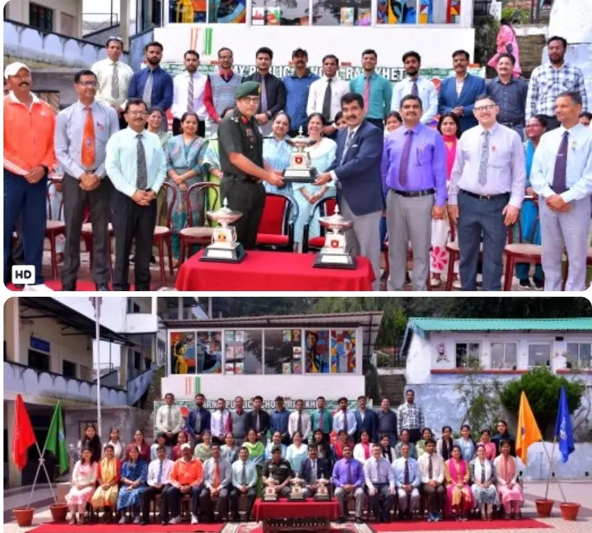 एपीएस रानीखेत ने बढ़ाया उत्तराखंड का गौरव, तीन प्रतिष्ठित ट्रॉफियों पर जमाया कब्जा